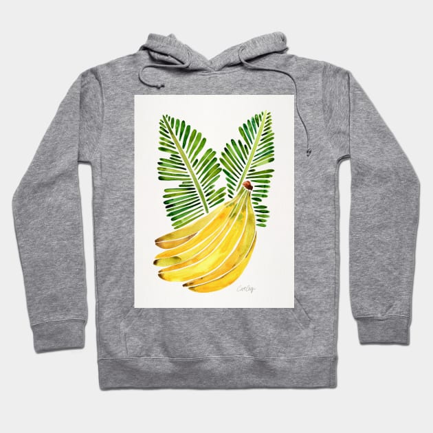 Green Bananas Hoodie by CatCoq